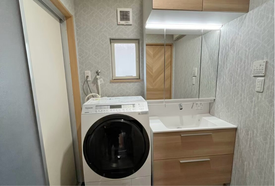 洗面室改装工事写真