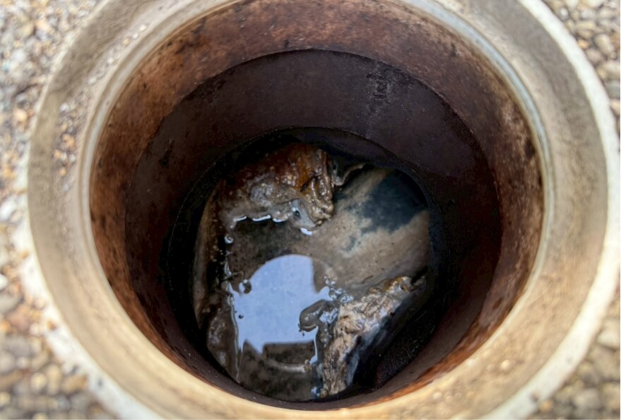 排水管つまり写真